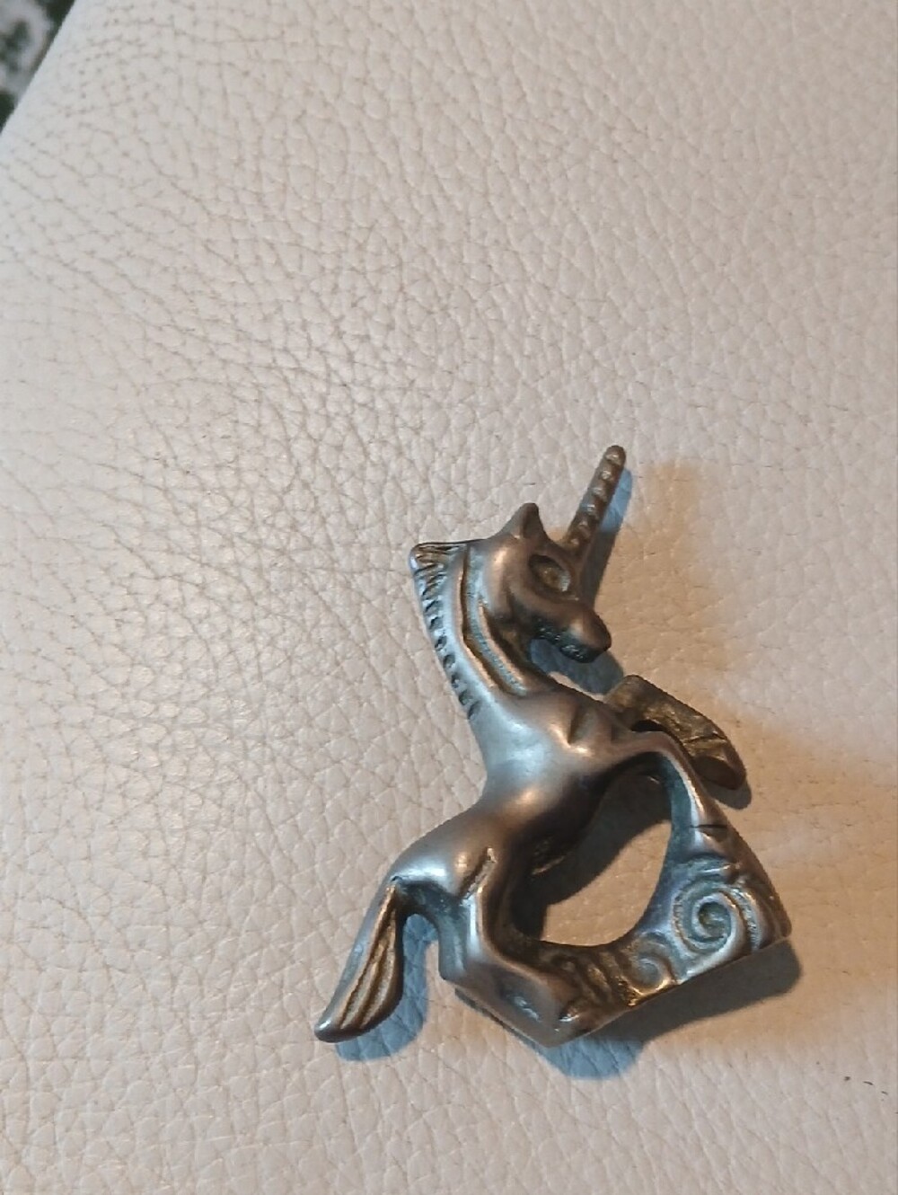 Brass Minature Unicorn Figurine - Picture 2 of 4